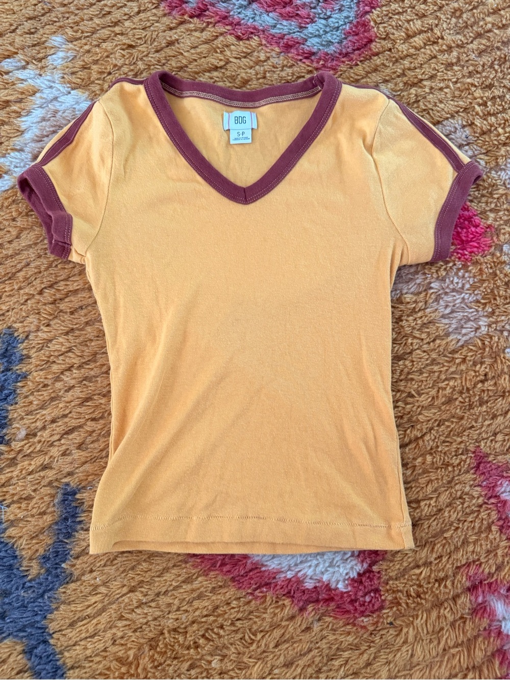 Urban outfitters bdg baby tee v neck shirt